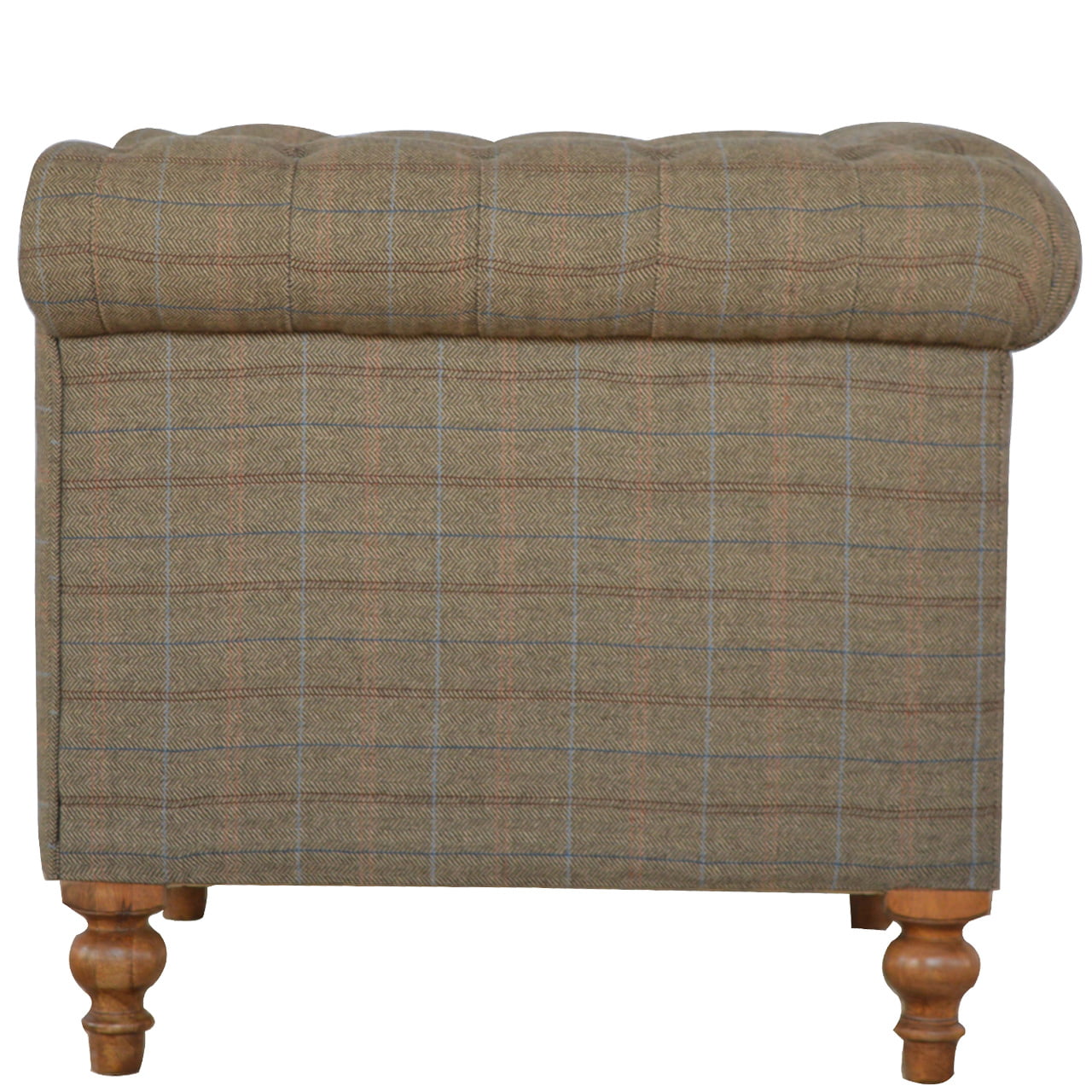 Multi Tweed 2 Seat Chesterfield