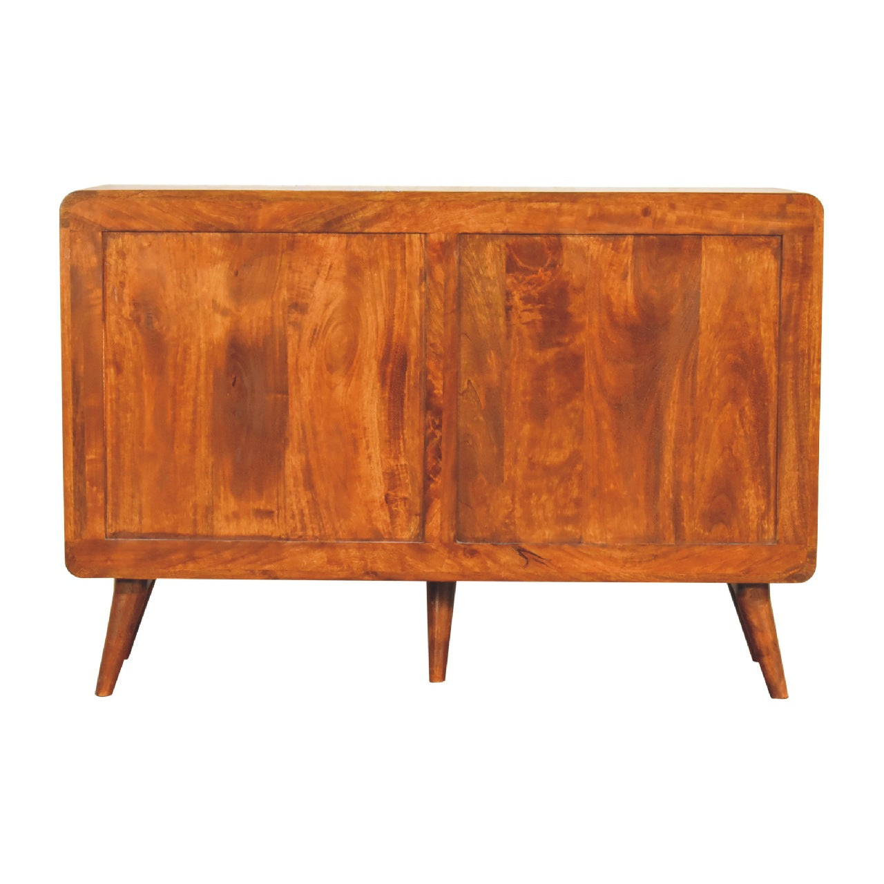 Large Curved Chestnut Chest